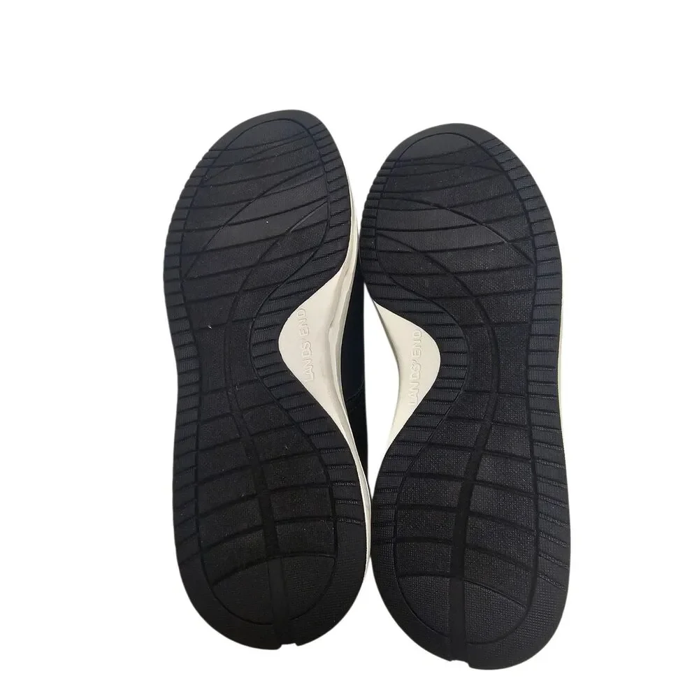 New Lands' End Men's Black Casual Shoe 10